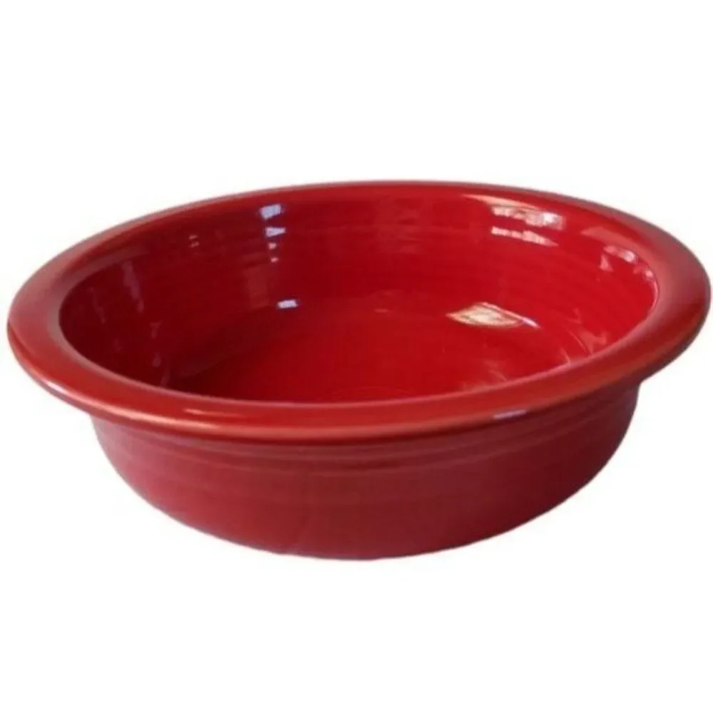 Fiestaware Fiesta Vegetable Bowl Dish Large Scarlet Red SERVING CERAMIC